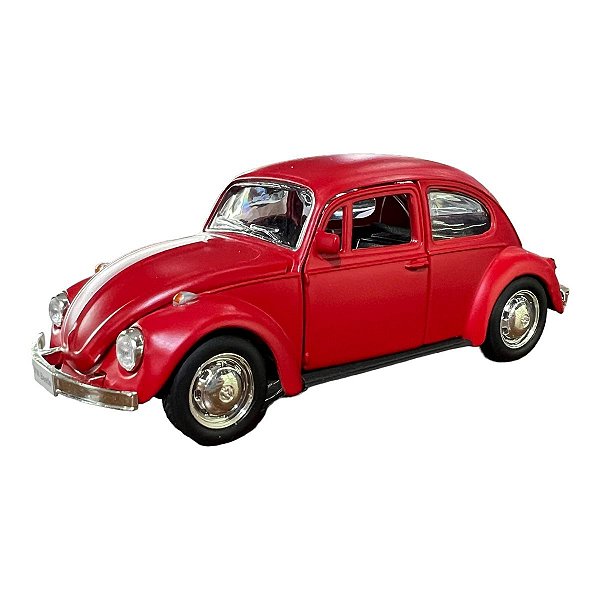 Miniatura Volkswagen Fusca Classic Vermelho RMZ 1:32