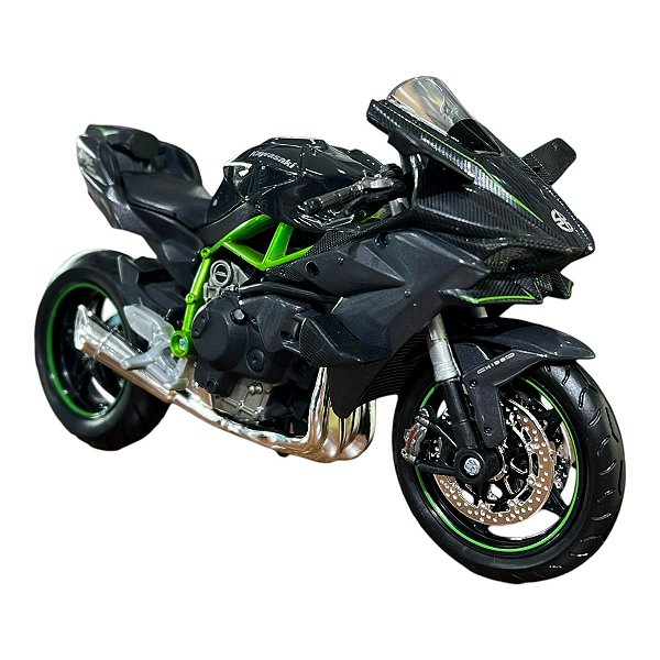 Miniatura Moto Kawasaki Ninja H2R Verde Maisto 1:12