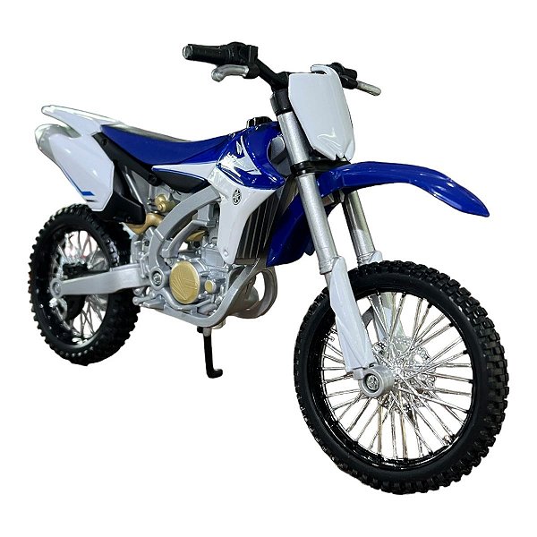 Miniatura Moto Cross Yamaha YZ450F Azul Maisto 1:12