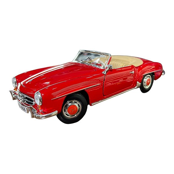 Miniatura Mercedes Benz 190SL 1955 Vermelho Maisto 1:18