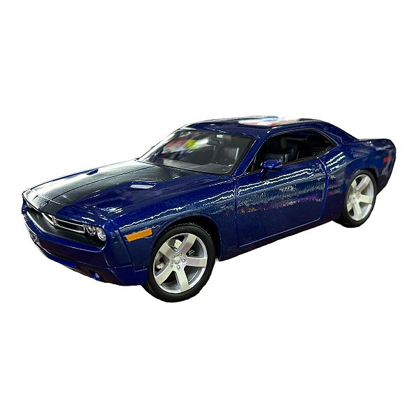 Miniatura Dodge Challenger Azul Maisto 1:18