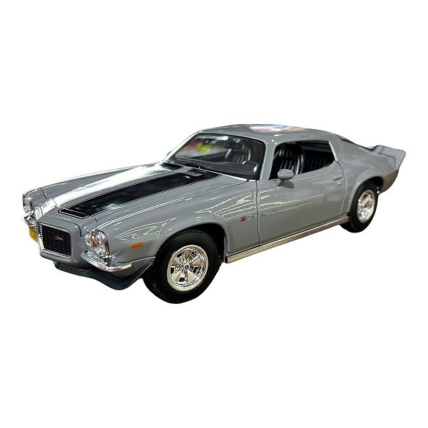 Miniatura Chevrolet Camaro 1971 Cinza Maisto 1:18