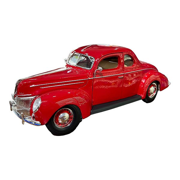 Miniatura Ford Deluxe 1939 Vermelho Maisto 1:18