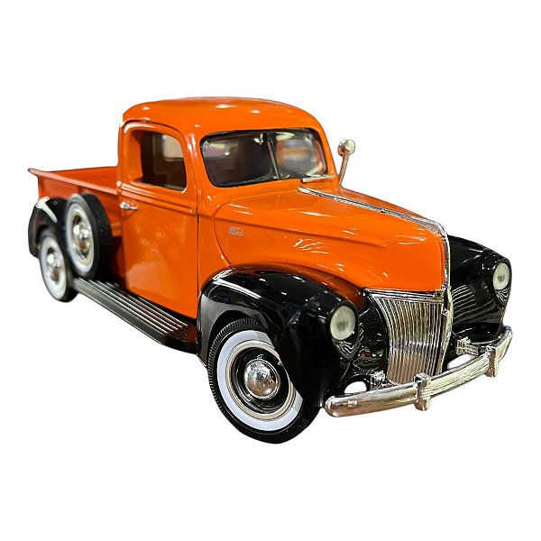 Miniatura Ford Picape 1940 Laranja Motormax 1:18