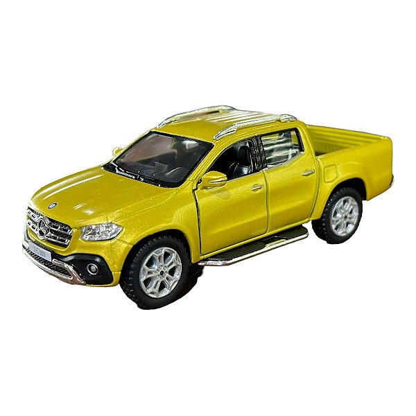 Miniatura Mercedes Benz X Class Amarelo 1:42