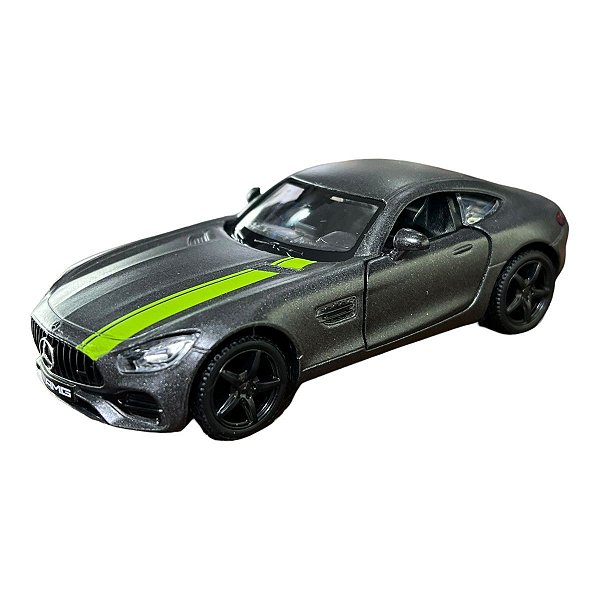 Miniatura Mercedes Benz AMG GTS Cinza RMZ 1:32