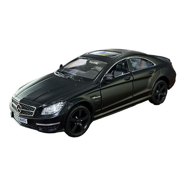 Miniatura Mercedes Benz CLS 63 AMG Preto Fosco RMZ 1:32