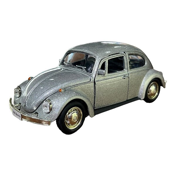 Miniatura Volkswagen Fusca Classic Prata RMZ 1:32