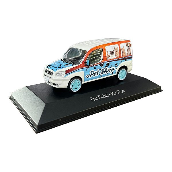 Miniatura Fiat Doblô Pet Shop Coleção Serviços 1:43