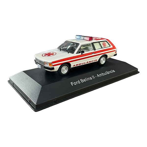Miniatura Ford Belina Ambulância Coleção Serviços 1:43