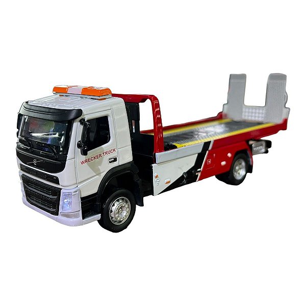 Miniatura Caminhão Volvo Fm Guincho Acende Luz E Som 1:50