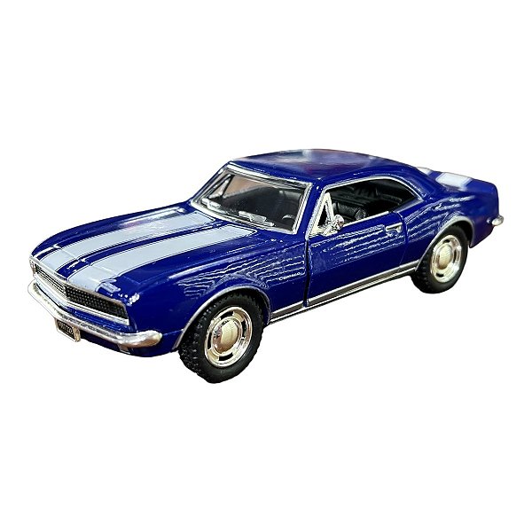 Miniatura Chevrolet Camaro Z28 1967 Azul Metal 1:37