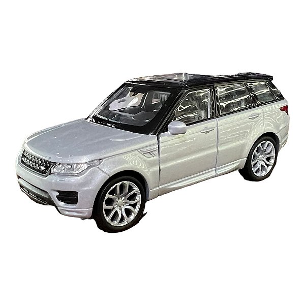 Miniatura Land Rover Range Rover Sport Prata Welly 1:38