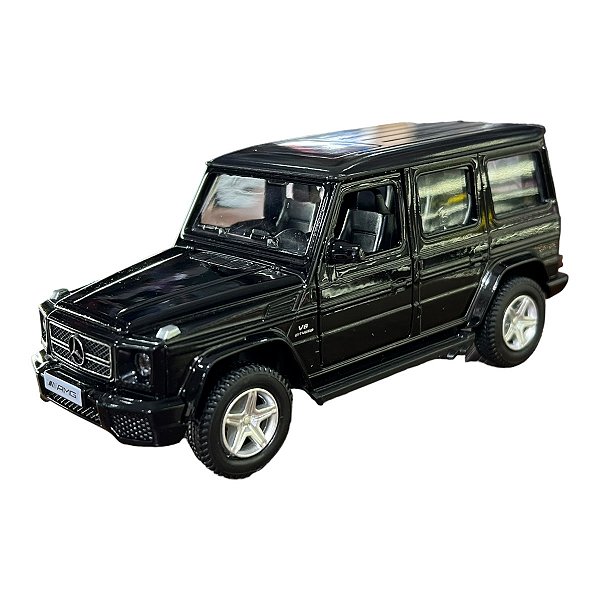 Miniatura Mercedes Benz G63 AMG Preto Brilho RMZ 1:38