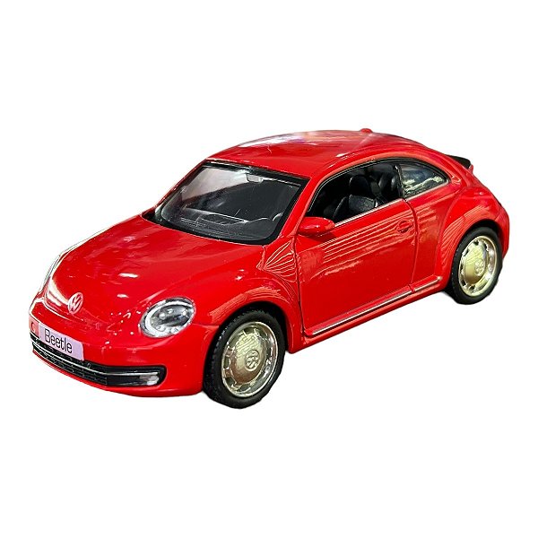Miniatura Volkswagen New Beetle Fusca Vermelho RMZ 1:32