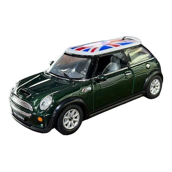 Miniatura Mini Cooper S Verde Metal 1:28