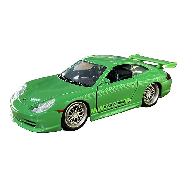 Miniatura Porsche 911 GT3 Verde Pink Slips Jada 1:32