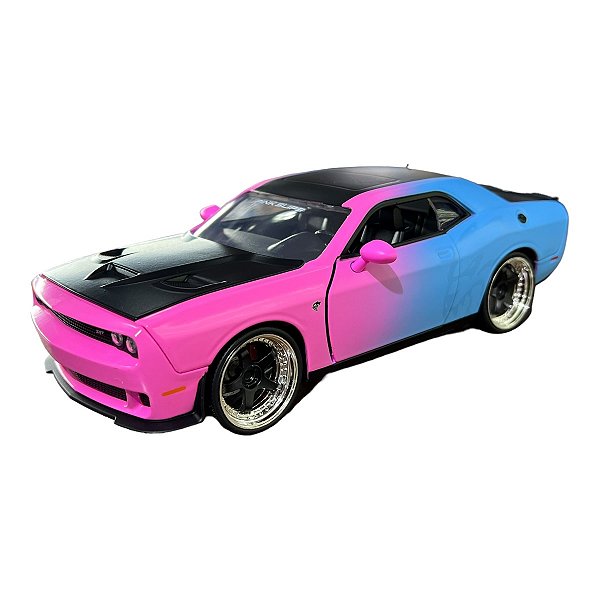 Miniatura Dodge Challenger Hellcat Pink Slips Jada 1:24