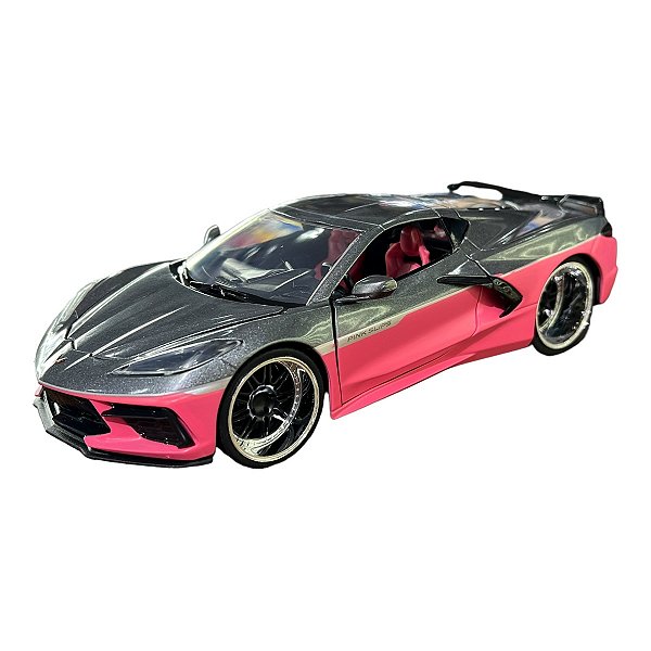 Miniatura Chevrolet Corvette C8 Pink Slips Jada 1:24