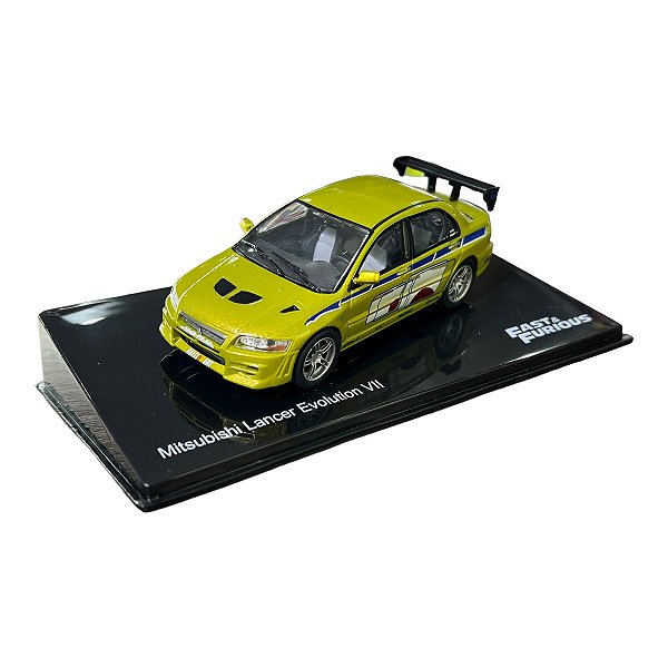 Miniatura Velozes e Furioso Mitsubishi Lancer Evolution 1:43
