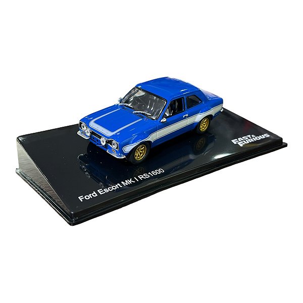Miniatura Velozes e Furiosos Ford Escort MK1 RS1600 1:43
