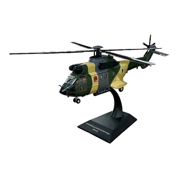 Miniatura Helicóptero de Combate Aeropastiale AS332 1:72