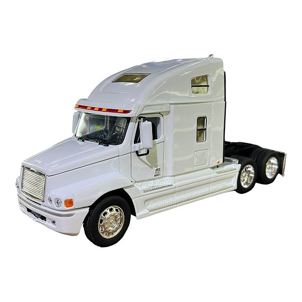 Miniatura Caminhão Freightliner Century Branco Metal 1:32