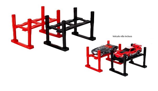 Elevador para Miniaturas 1/64 Vermelho The King of Boxes