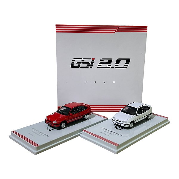 Miniatura Box Set c/ 2 Chevrolet Kadett GSI 2.0 1:64