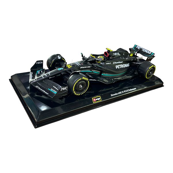 Miniatura Fórmula 1 F1 Mercedes W14 Lewis Hamilton 44 1:24