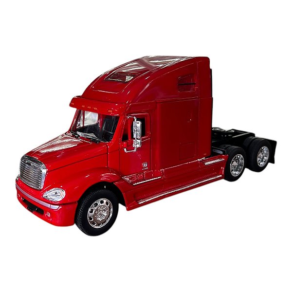 Miniatura Caminhão Freightliner Columbia Vermelho Metal 1:32