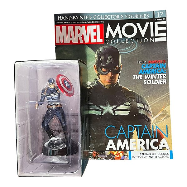 Miniatura Marvel Capitão América Eaglemoss