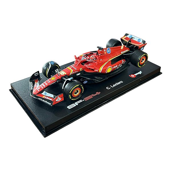 Miniatura Fórmula 1 F1 Ferrari SF24 16 Charles Leclerc 1:43