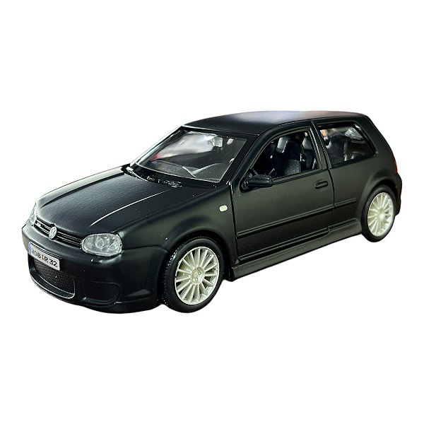 Miniatura Volkswagen Golf R32 Preto Maisto 1:24