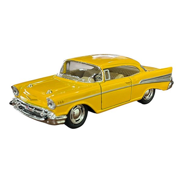 Miniatura Chevrolet Belair Amarelo Kinsmart 1:40