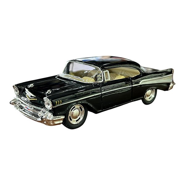 Miniatura Chevrolet Belair Preto Kinsmart 1:40