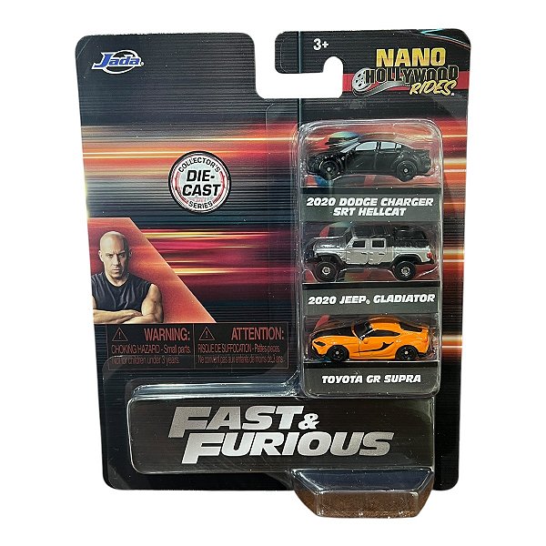 Miniatura Velozes E Furiosos Hellcat Jeep Supra Jada 1:87