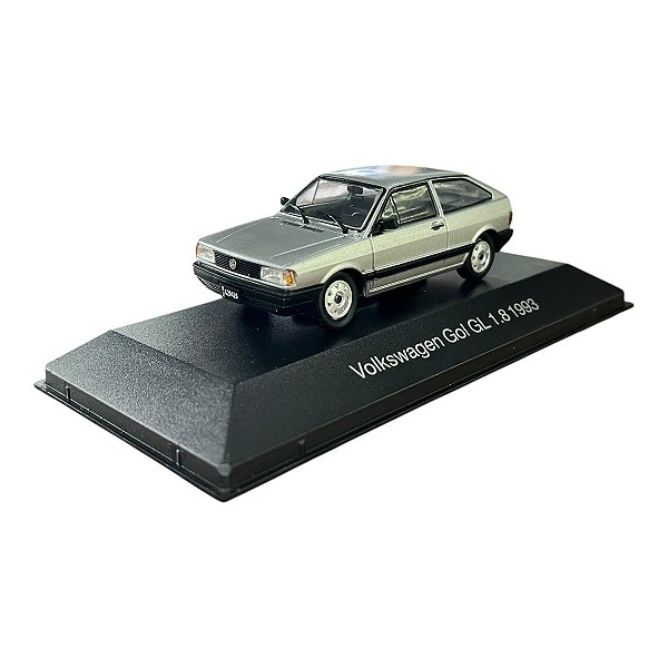 Miniatura Volkswagen Gol GL 1993 Prata Metal 1:43