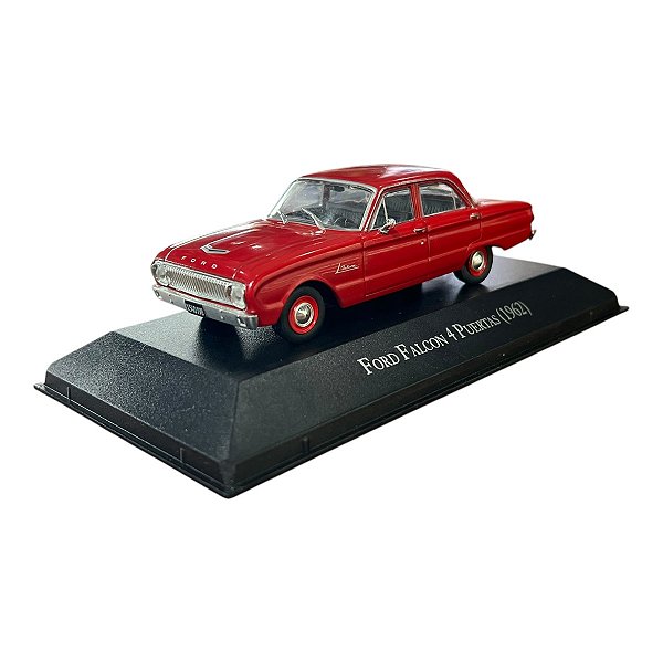 Miniatura Ford Falcon 1962 Vermelho Metal 1:43