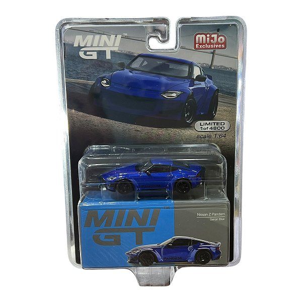 Miniatura MiniGT Nissan Z Pandem Azul #778 1:64