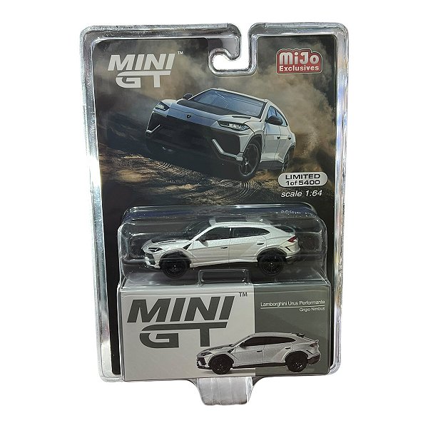 Miniatura MiniGT Lamborghini Urus Prata #747 1:64
