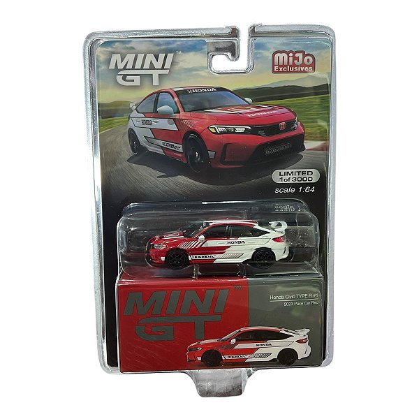 Miniatura MiniGT Honda Civic Type R Red #686 1:64