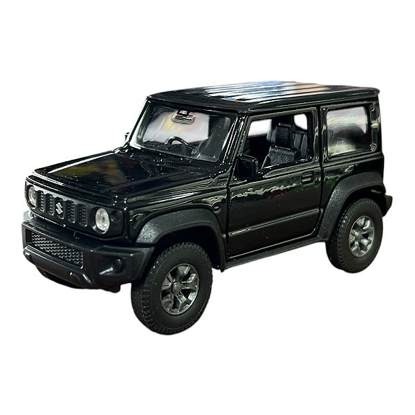 Miniatura Suzuki Jimmy Preto Metal Welly 1:36