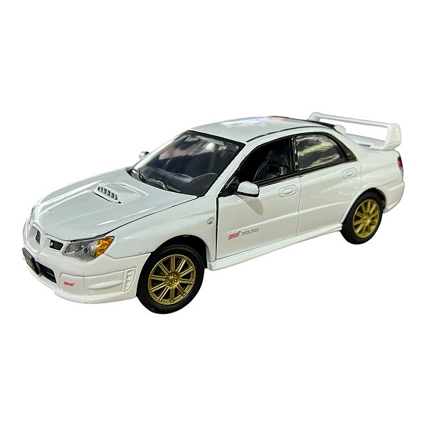 Miniatura Subaru Impreza WRX STI Branco Motormax 1:24