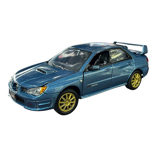 Miniatura Subaru Impreza WRX STI Azul Motormax 1:24