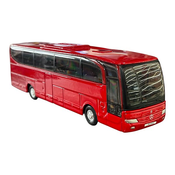 Miniatura Ônibus Travego Vermelho Welly 1:64