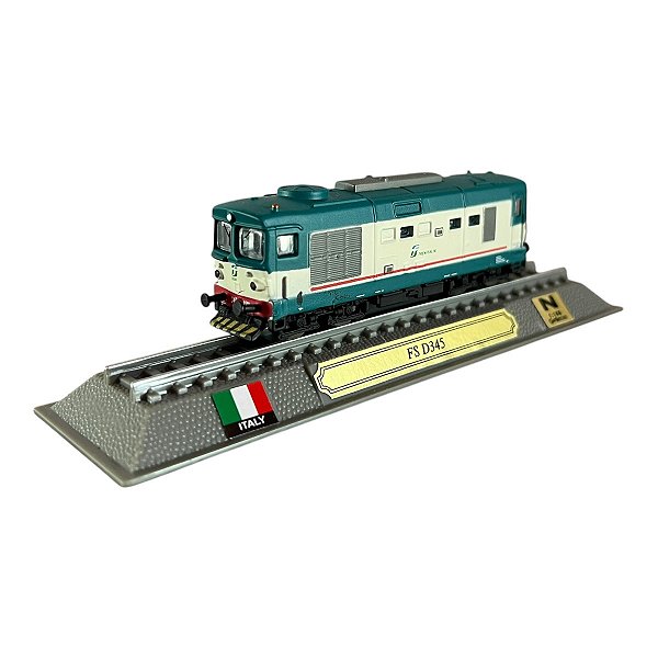 Miniatura Locomotiva FS D345 1:160 N Del Prado
