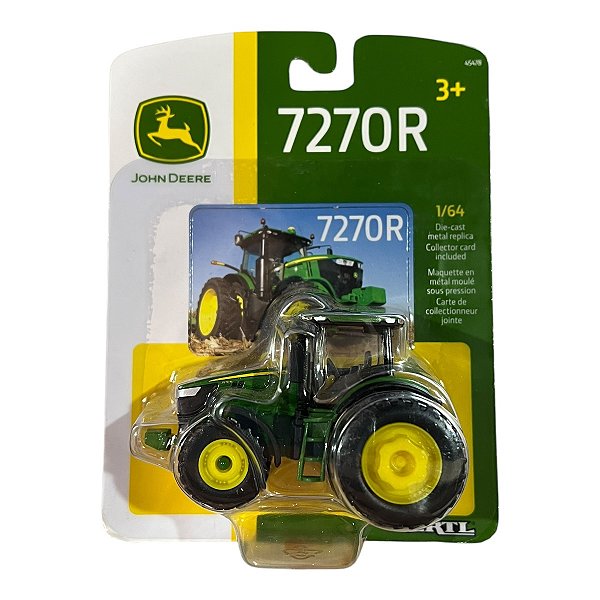 Miniatura John Deere Máquina Trator 7270R 1:64