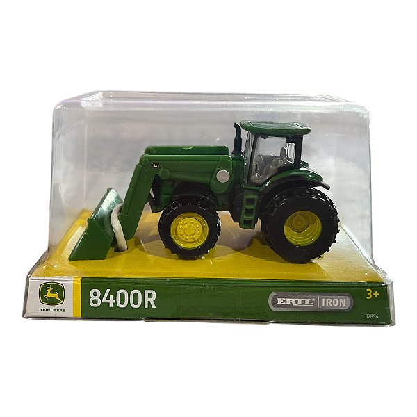 Miniatura John Deere Trator 8400R 1:64