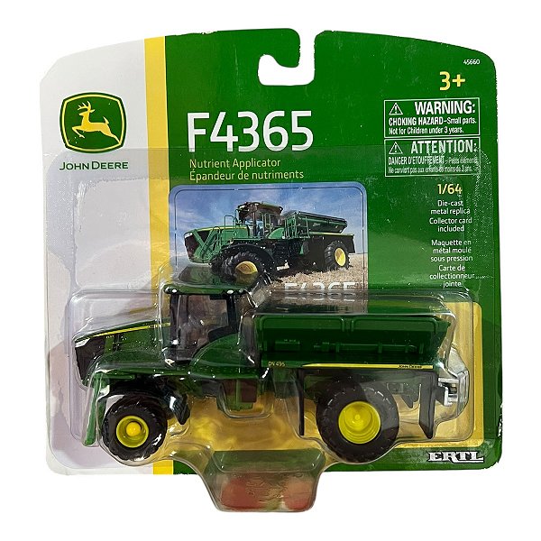 Miniatura John Deere Trator F4365 1:64